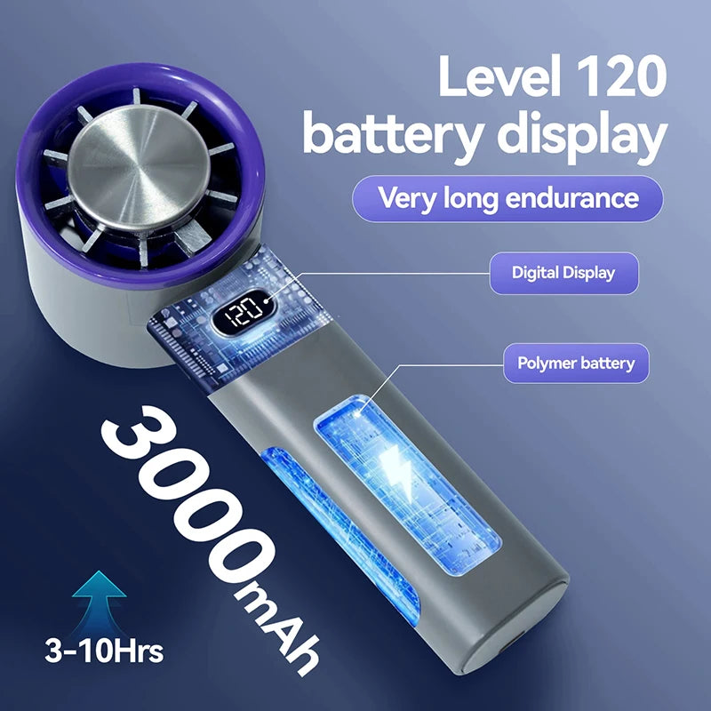 FrostBurst ice cooling turbo fan with digital display