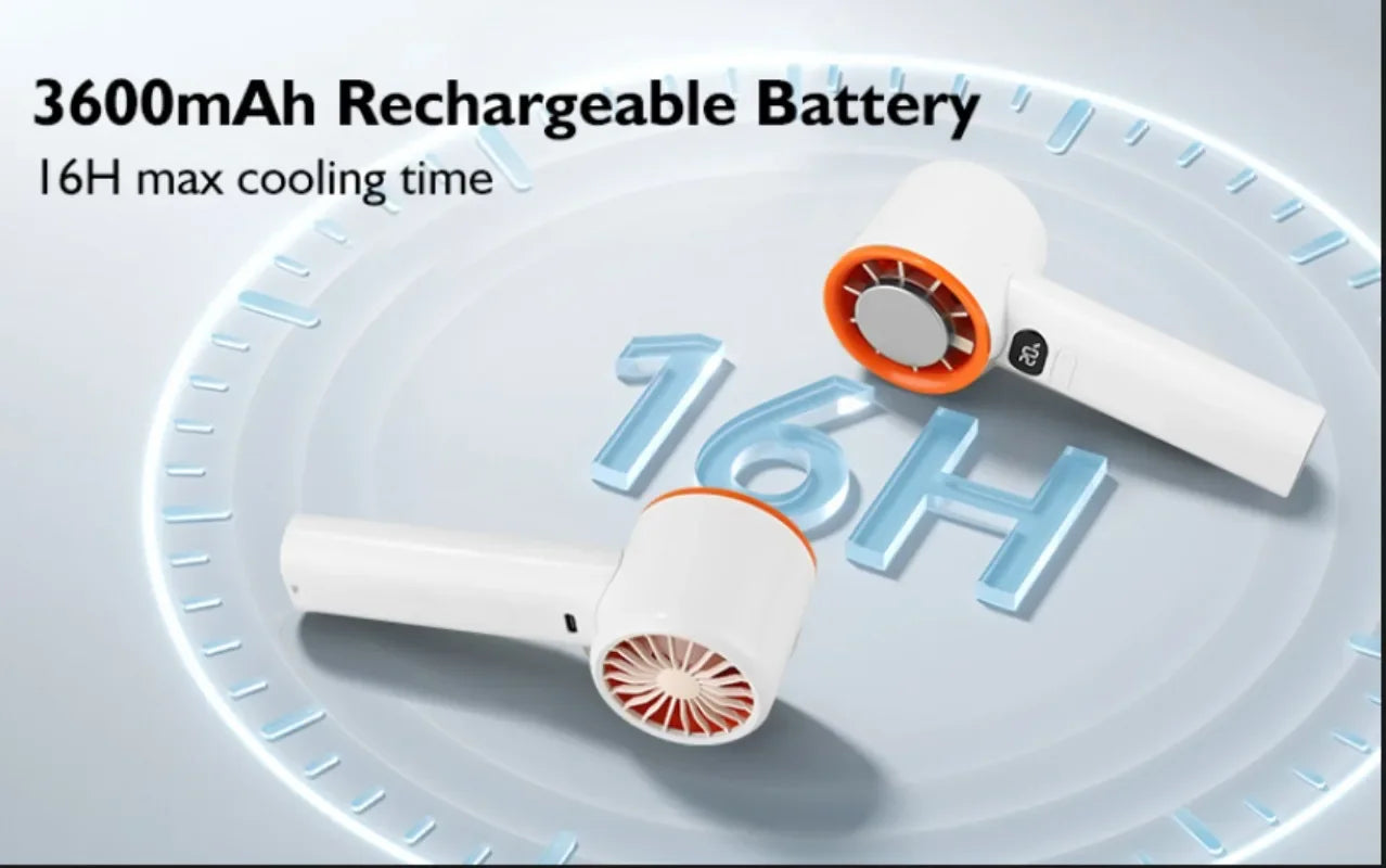 FrostBurst ice cooling turbo fan with digital display