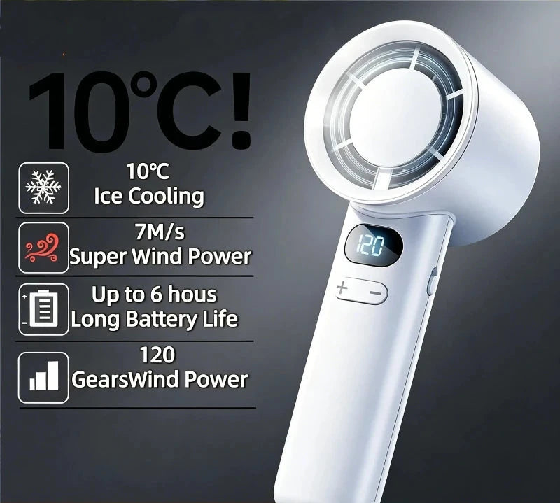 FrostBurst ice cooling turbo fan with digital display